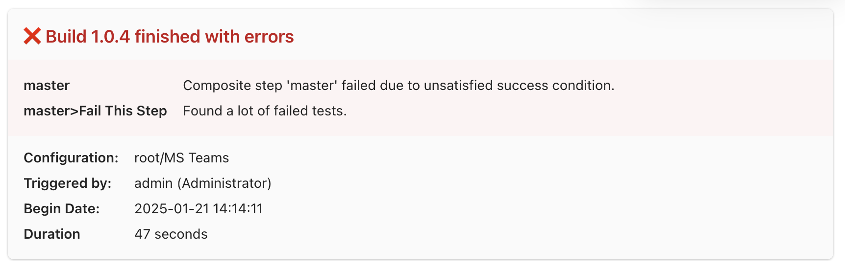 Teams Notification